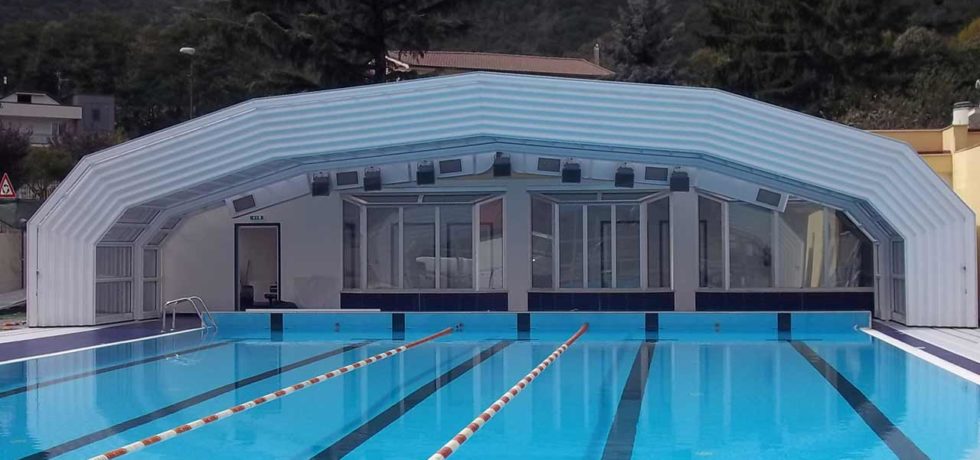 Abri de piscine pour professionnel - RENOVAL, abri pour piscine municipale